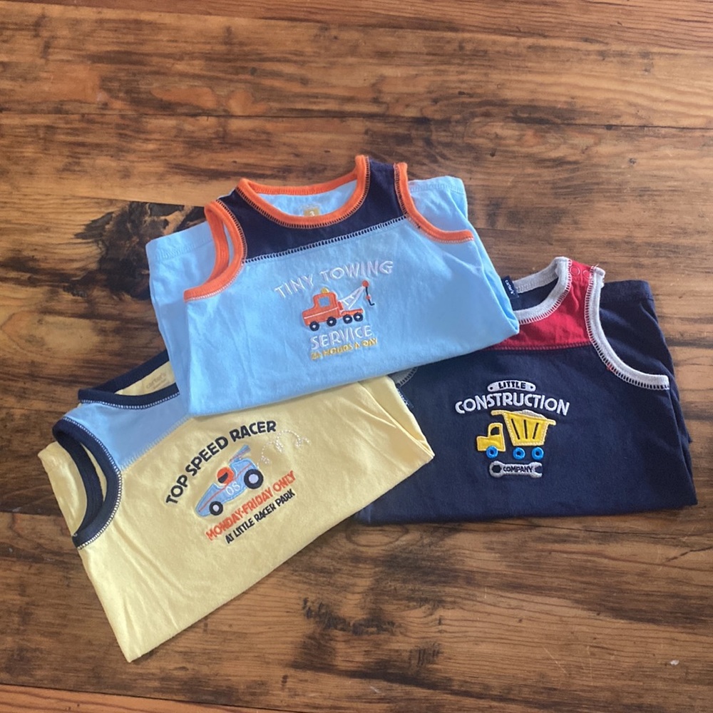 Set of 3 Carter’s Baby Boy Rompers